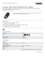 Datasheet for Phoenix Contact 1404644, EAN: 4046356707756