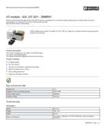 Datasheet for Phoenix Contact 2688051, EAN: 4046356501576