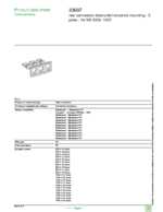 Datasheet for Schneider Electric 33607, EAN: 3303430336075