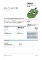Datasheet for Phoenix Contact 1517084, EAN: 4017918967758