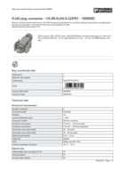 Datasheet for Phoenix Contact 1656990, EAN: 4046356081399