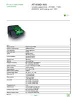 Datasheet for Schneider Electric ATV930D11M3, EAN: 3606480883613