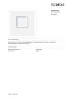 Datasheet for Siedle 200016829-01, EAN: 4015739168293