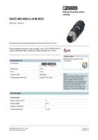 Datasheet for Phoenix Contact 1521575, EAN: 4017918953072