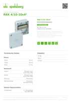 Datasheet for Spelsberg 60740401, EAN: 4013902090037