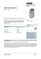 Datenblatt zu Phoenix Contact 2866763, EAN: 4046356113793