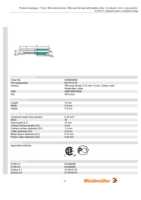 Datasheet for Weidmüller 0409600000, EAN: 4008190079826
