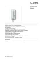 Datenblatt zu Siedle 200034360-00, EAN: 4015739343607