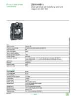 Datenblatt zu Schneider Electric ZB5AW0B11, EAN: 3389110908336