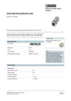 Datasheet for Phoenix Contact 1511860, EAN: 4017918908621