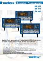 Datasheet for Chauvin Arnoux GX305