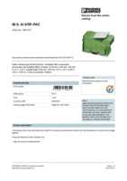 Datasheet for Phoenix Contact 2861412, EAN: 4017918894351