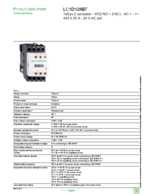 Datasheet for Schneider Electric LC1D128B7, EAN: 3389110334166
