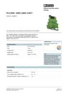 Datasheet for Phoenix Contact 2966676, EAN: 4017918130510