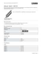 Datasheet for Phoenix Contact 1201772, EAN: 4017918017491