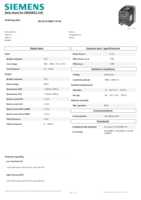 Datasheet for Siemens 6SL32105BE215CV0, EAN: 6940408102644