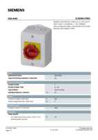 Datasheet for Siemens 3LD20640TB53, EAN: 4011209512122