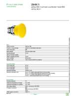Datasheet for Schneider Electric ZB4BC5, EAN: 3389110888461