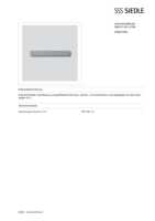 Datasheet for Siedle 200021090-00, EAN: 4015739210909