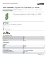 Datasheet for Phoenix Contact 2900582, EAN: 4046356526289