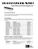 Datasheet for ZEBRA 105909-169
