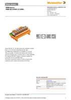 Datasheet for Weidmüller 1107761001, EAN: 4032248047727