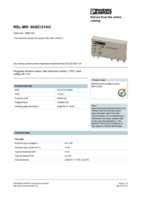 Datasheet for Phoenix Contact 2961134, EAN: 4017918130848
