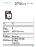 Datasheet for Schneider Electric LC1DT80AF7, EAN: 3389119409407