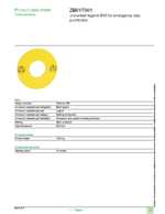 Datasheet for Schneider Electric ZB6Y7001, EAN: 3389110071573