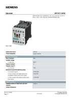 Datasheet for Siemens 3RT15171AP00, EAN: 4011209283138