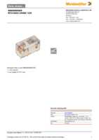 Datenblatt zu Weidmüller 8630780000, EAN: 4032248292110
