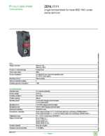 Datenblatt zu Schneider Electric ZENL1111, EAN: 3389110115079