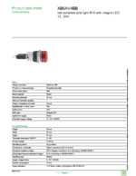Datasheet for Schneider Electric XB6AV4BB, EAN: 3389110764499
