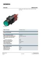 Datasheet for Siemens 3SB22020AG01, EAN: 4011209028067