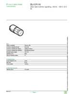 Datasheet for Schneider Electric DL1CF110, EAN: 3389110333428