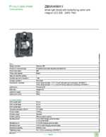 Datenblatt zu Schneider Electric ZB5AW0M11, EAN: 3389110909135