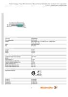 Datasheet for Weidmüller 0462900000, EAN: 4008190033248