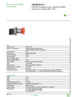 Datenblatt zu Schneider Electric XB4BS84441, EAN: 3389110966244