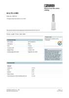 Datasheet for Phoenix Contact 3201314, EAN: 4017918094812