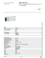 Datasheet for Schneider Electric KBC16DCF40, EAN: 3606480002328