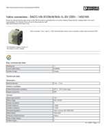 Datasheet for Phoenix Contact 1452165, EAN: 4046356536332