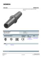 Datasheet for Siemens 3SB29082AB, EAN: 4011209028869