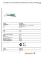 Datasheet for Weidmüller 9021240000, EAN: 4008190115302