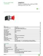 Datenblatt zu Schneider Electric XB4BT845, EAN: 3389110891904