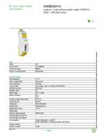 Datasheet for Schneider Electric A9MEM2010, EAN: 3606480217418