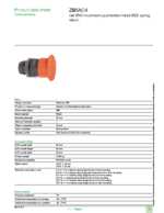 Datasheet for Schneider Electric ZB5AC4, EAN: 3389110904901