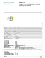 Datasheet for Schneider Electric ZB4BW35, EAN: 3389110889727