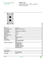 Datenblatt zu Schneider Electric XAPA1120, EAN: 3389110313147