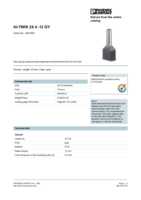 Datasheet for Phoenix Contact 3201000, EAN: 4017918094553