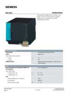 Datasheet for Siemens 3RX95030BA00, EAN: 4011209641471